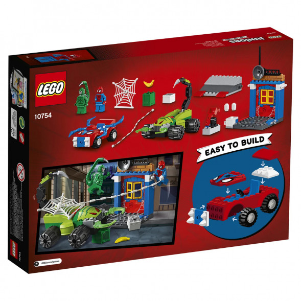 Конструктор LEGO Juniors 10754 Решающий бой Человека-паука против Скорпиона в Сургуте