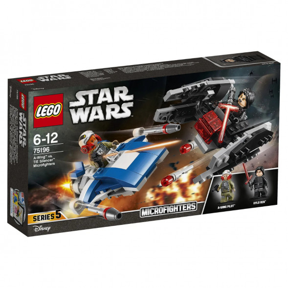 Конструктор LEGO Star Wars 75196 Истребитель типа A против бесшумного истребителя СИД в Сургуте