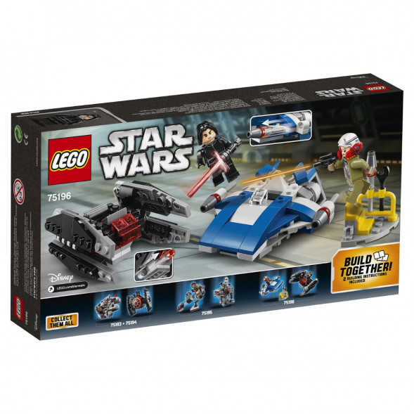 Конструктор LEGO Star Wars 75196 Истребитель типа A против бесшумного истребителя СИД в Сургуте