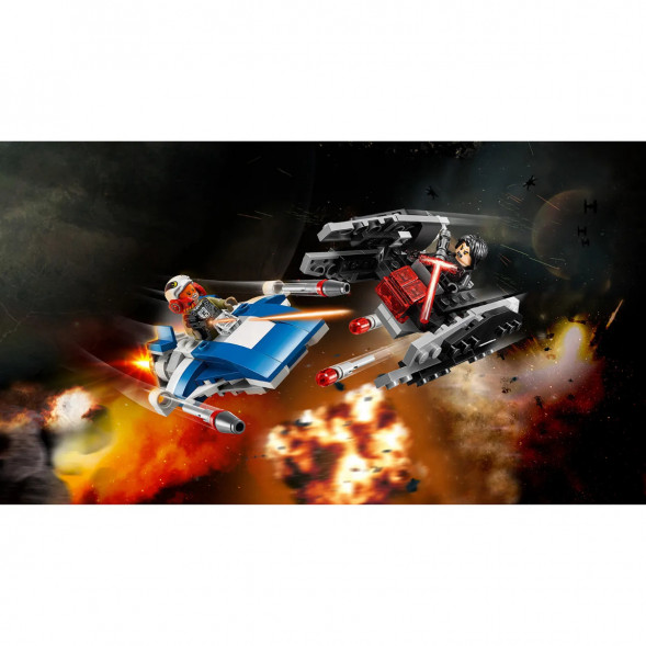 Конструктор LEGO Star Wars 75196 Истребитель типа A против бесшумного истребителя СИД в Сургуте