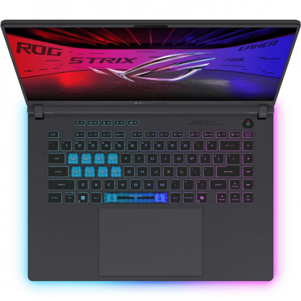Ноутбук игровой ASUS ROG Strix G16 G615JMR-TS415 (16&amp;quot;, IPS, Intel Core i7-14650HX 2.2ГГц, 16-ядерный, 16ГБ DDR5, 512 ГБ SSD, NVIDIA GeForce RTX 5060 - 8 ГБ, без ОС), серый в Сургуте