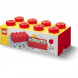 Пластиковый кубик для хранения LEGO Creator 4004, красный в Сургуте