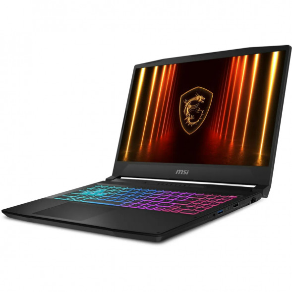 Ноутбук MSI Katana 15 HX B14WFK-1065XRU (15.6&amp;quot;, IPS, Intel Core i5 14450HX 2.4ГГц, 10 ядер, 16ГБ DDR5, 512ГБ SSD, NVIDIA GeForce RTX 5060 - 8 ГБ, FreeDOS), черный в Сургуте