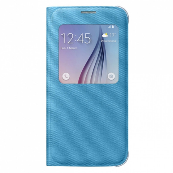 Чехол для Samsung Galaxy S6 S-View Cover (EF-CG920BLE), Blue в Сургуте