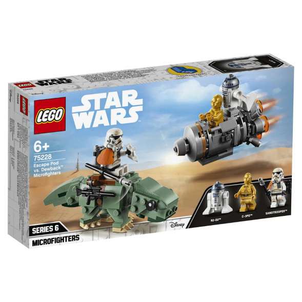 Конструктор LEGO Star Wars 75228 Спасательная капсула Микрофайтеры дьюбэк в Сургуте