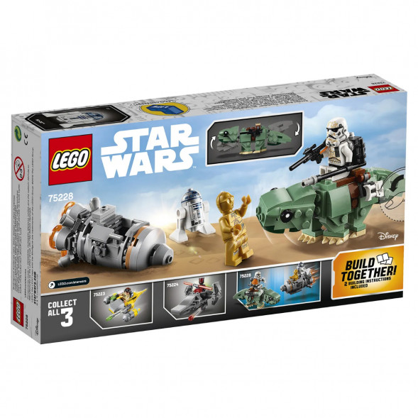 Конструктор LEGO Star Wars 75228 Спасательная капсула Микрофайтеры дьюбэк в Сургуте