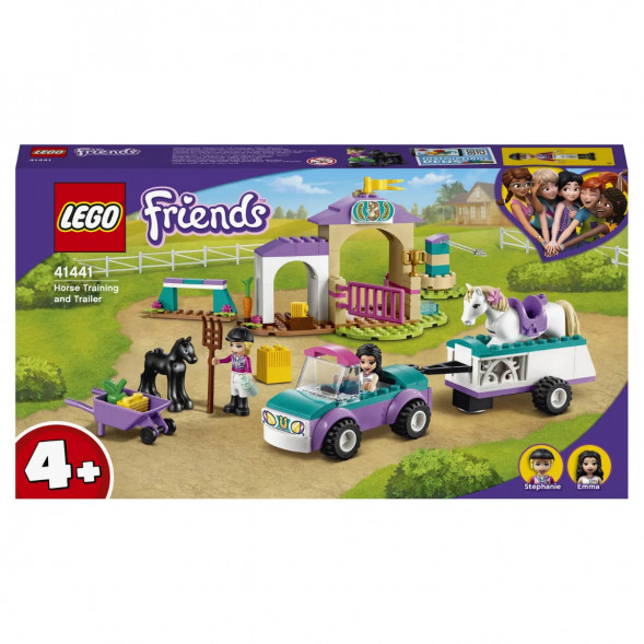 Конструктор LEGO Friends 41441 Тренировка лошади и прицеп для перевозки в Сургуте