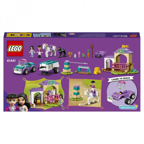 Конструктор LEGO Friends 41441 Тренировка лошади и прицеп для перевозки в Сургуте