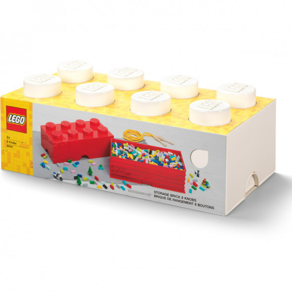 Пластиковый кубик для хранения LEGO Creator 4004, белый в Сургуте