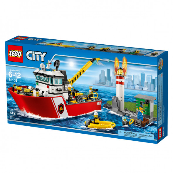 Конструктор LEGO City 60109 Пожарный катер в Сургуте