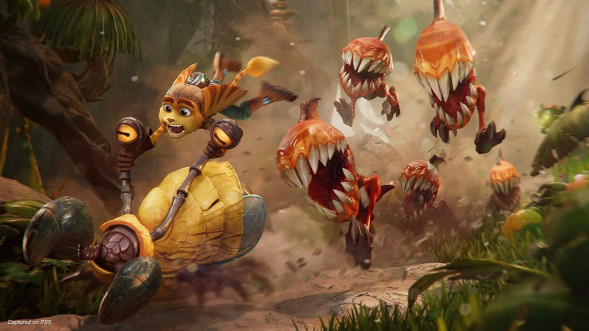 Игра Ratchet &amp;amp; Clank: Сквозь Миры [PS5, русская версия] в Сургуте