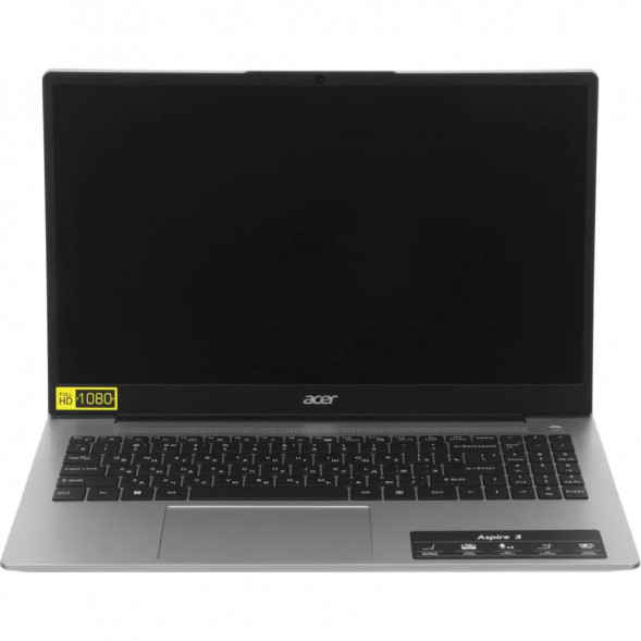 Ноутбук Acer Aspire 3 A325-42 (15.6&amp;quot;, IPS, AMD Ryzen 7 7730U 2ГГц, 8 ядер, 16ГБ DDR4, 512ГБ SSD, AMD Radeon Graphics, без ОС), серебристый в Сургуте