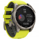 Умные часы Garmin Fenix 8, 51 мм, Solar, Sapphire Titanium with AMP Yellow/Graphite Silicone Band 010-02907-20 в Сургуте