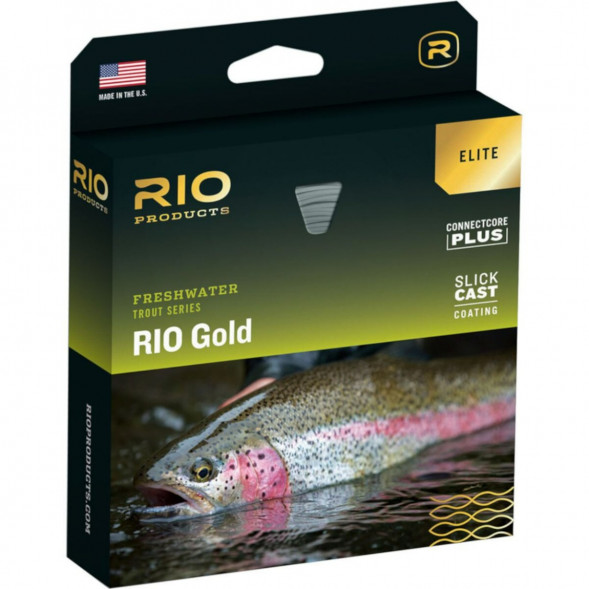 Леска RIO Elite Gold WF8F, Moss/Gold/Gray в Сургуте