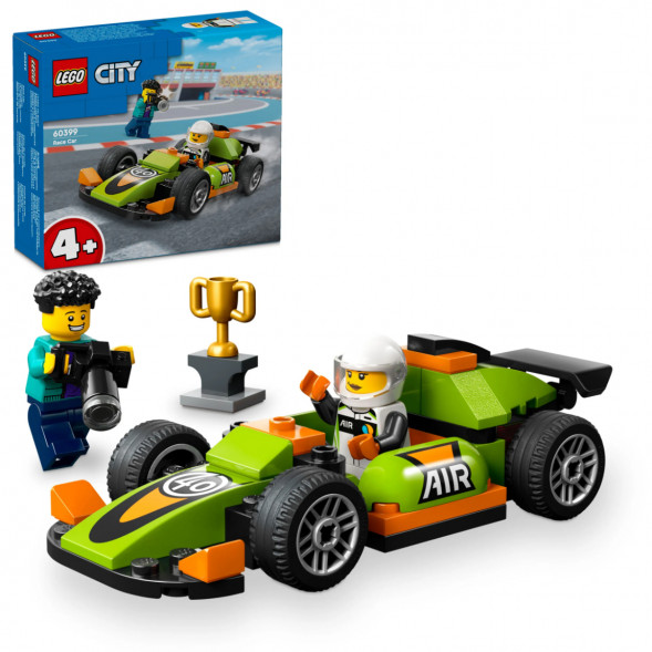 Конструктор LEGO City 60399 Зеленый Гоночный автомобиль в Сургуте