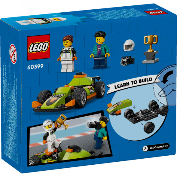 Конструктор LEGO City 60399 Зеленый Гоночный автомобиль в Сургуте