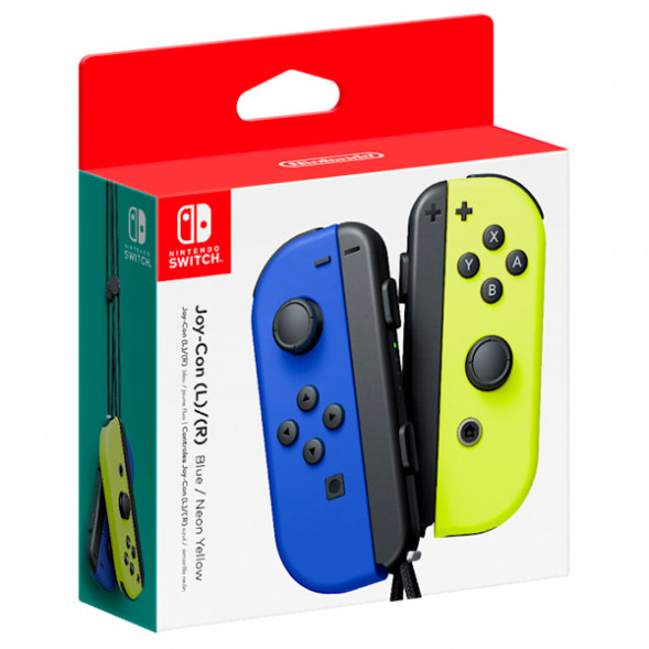 Геймпад Nintendo Switch Joy-Con controllers Duo, синий/желтый в Сургуте