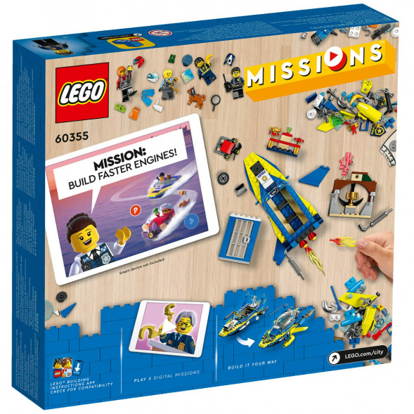 Конструктор LEGO City 60355 Детективные миссии водной полиции в Сургуте