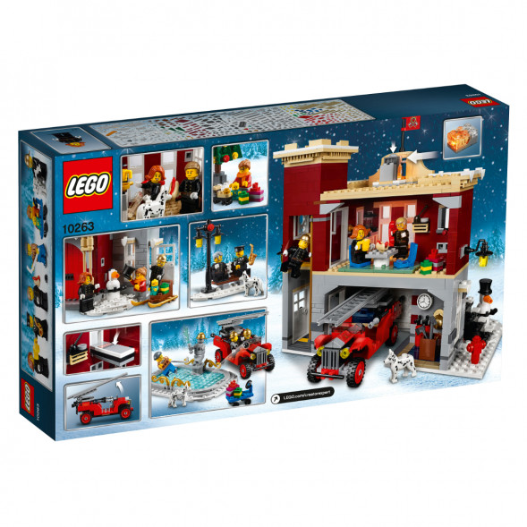 Конструктор LEGO Creator 10263 Пожарная часть в зимней деревне в Сургуте