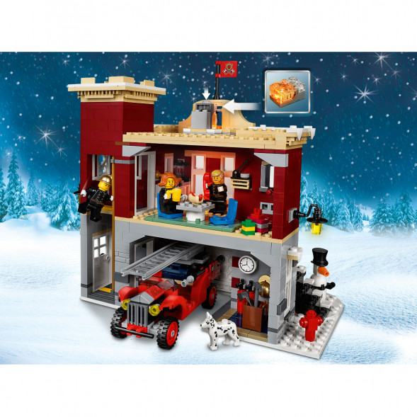 Конструктор LEGO Creator 10263 Пожарная часть в зимней деревне в Сургуте