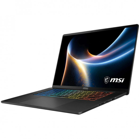 Ноутбук игровой MSI Stealth 16 AI+ B3WH-013RU (16&amp;quot;, OLED, Intel Core Ultra 9 386H 2.1ГГц, 16 ядер, 32ГБ DDR5, 1ТБ SSD, NVIDIA GeForce RTX 5070 Ti, Windows 11), черный в Сургуте