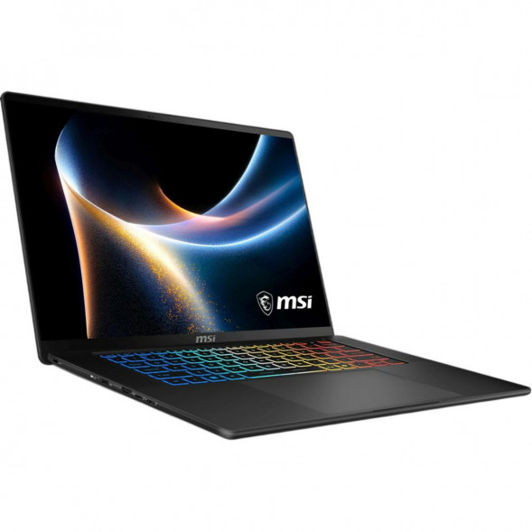 Ноутбук игровой MSI Stealth 16 AI+ B3WH-013RU (16&amp;quot;, OLED, Intel Core Ultra 9 386H 2.1ГГц, 16 ядер, 32ГБ DDR5, 1ТБ SSD, NVIDIA GeForce RTX 5070 Ti, Windows 11), черный в Сургуте