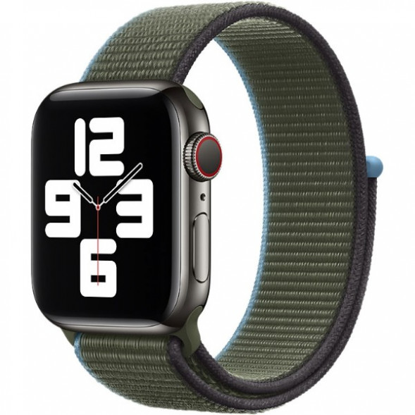Ремешок для Apple Watch 40mm Inverness Green Sport Loop (MYA12ZM/A), зелёные холмы в Сургуте