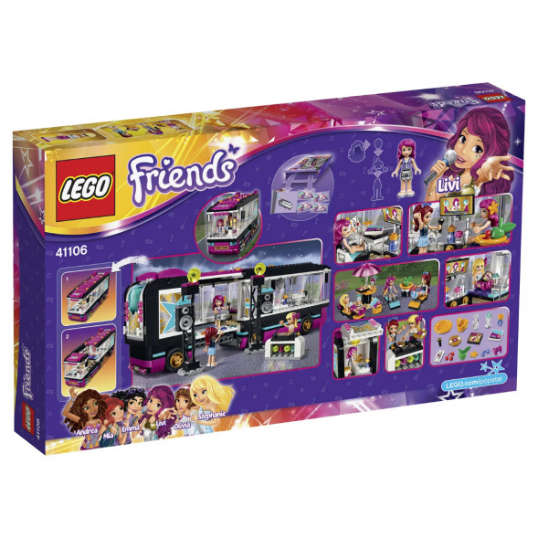 Конструктор LEGO Friends 41106 Поп звезда: гастроли в Сургуте