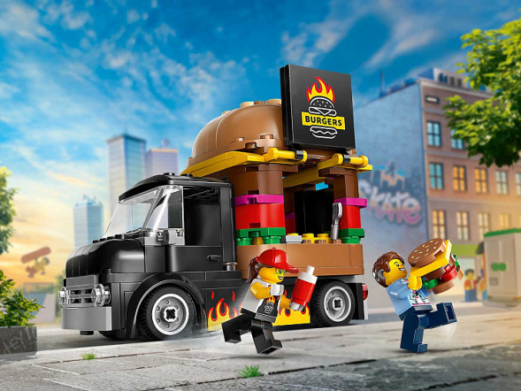 Конструктор LEGO City 60404 Бургерная на колесах в Сургуте