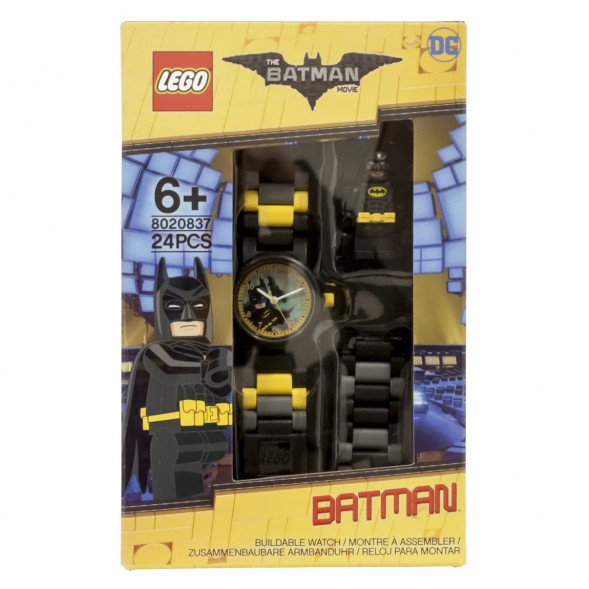 Часы LEGO Super Heroes 8020837 Бэтмен с минифигуркой в Сургуте