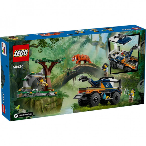 Конструктор LEGO City 60426 Внедорожный грузовик Исследователь джунглей в Сургуте