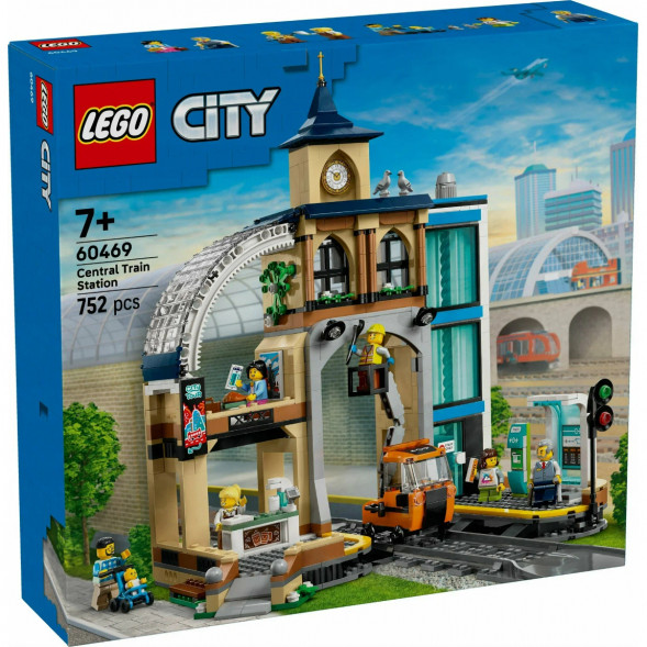 Конструктор LEGO City 60469 Центральный железнодорожный вокзал в Сургуте