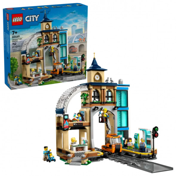 Конструктор LEGO City 60469 Центральный железнодорожный вокзал в Сургуте
