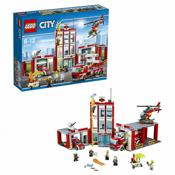 Конструктор LEGO City 60110 Пожарная часть в Сургуте