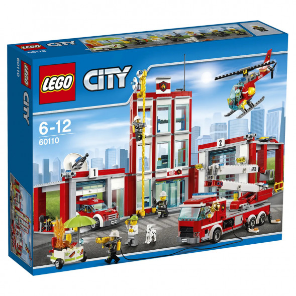 Конструктор LEGO City 60110 Пожарная часть в Сургуте