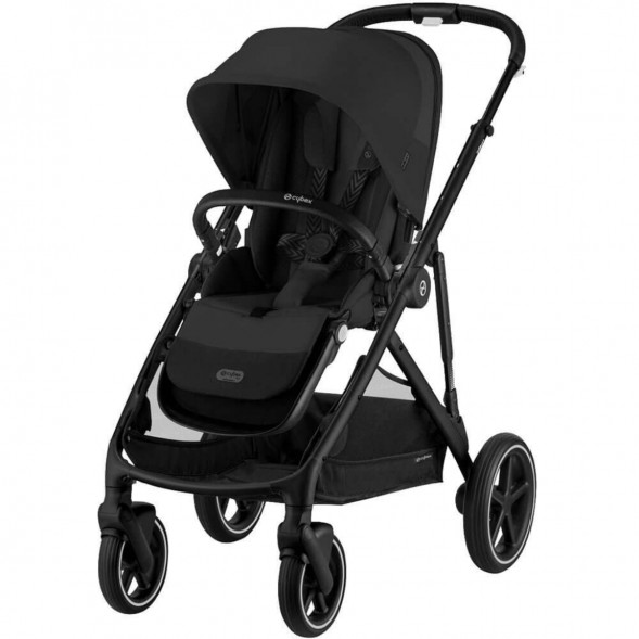 Детская коляска Cybex Gazelle S BLK Moon Black с корзиной и дождевиком в Сургуте
