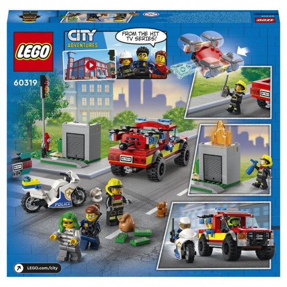 Конструктор LEGO City Fire 60319 Пожарная бригада и полицейская погоня в Сургуте