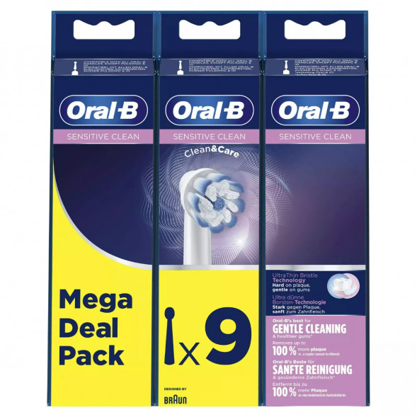 Насадки на зубные щетки Oral-B Sensitive Clean, 9 шт. в Сургуте