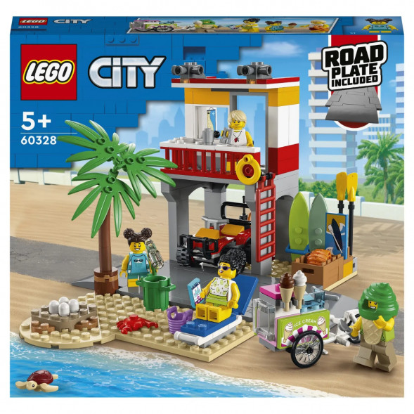 Конструктор LEGO City 60328 Пост спасателей на пляже в Сургуте