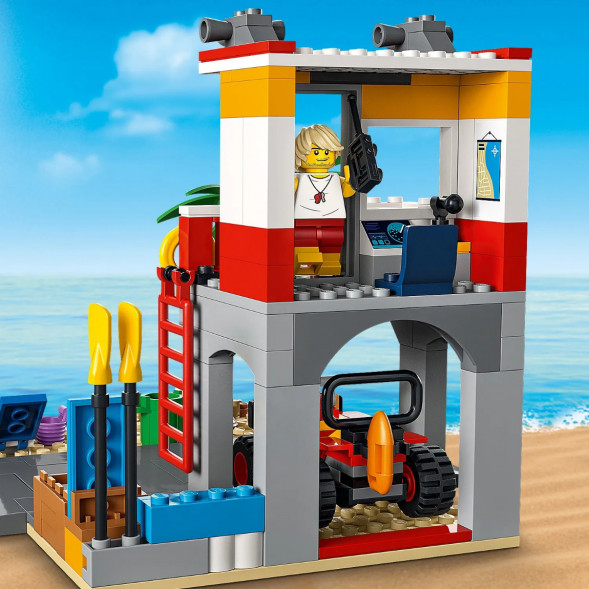Конструктор LEGO City 60328 Пост спасателей на пляже в Сургуте