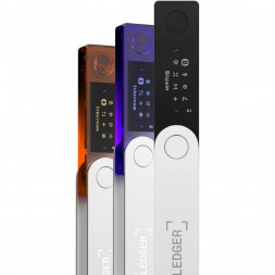 Аппаратный криптокошелек Ledger Nano X, BTC Orange