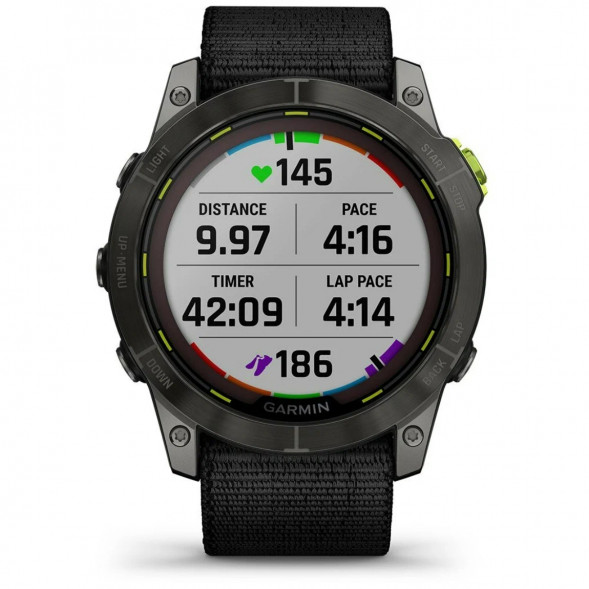 Умные часы Garmin Enduro 2 угольно-серый DLC титановый с нейлоновым ремешком UltraFit 010-02754-01 в Сургуте