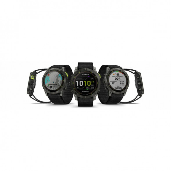 Умные часы Garmin Enduro 2 угольно-серый DLC титановый с нейлоновым ремешком UltraFit 010-02754-01 в Сургуте