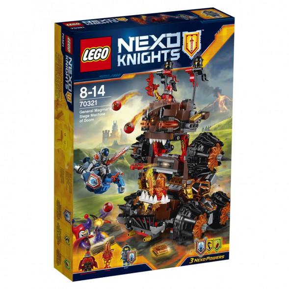 Конструктор LEGO Nexo Knights 70321 Роковое наступление Генерала Магмара в Сургуте