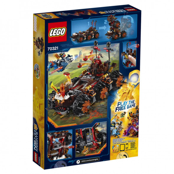 Конструктор LEGO Nexo Knights 70321 Роковое наступление Генерала Магмара в Сургуте