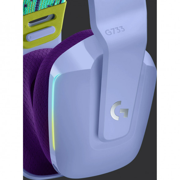 Игровая гарнитура Logitech G733 RGB Lightspeed Wireless, сиреневый в Сургуте