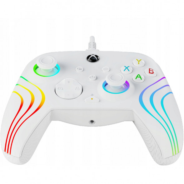 Геймпад проводной PDP для Xbox Afterglow Wave, White в Сургуте
