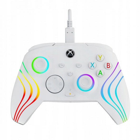 Геймпад проводной PDP для Xbox Afterglow Wave, White в Сургуте