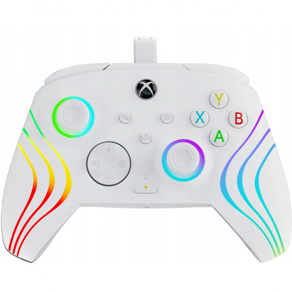 Геймпад проводной PDP для Xbox Afterglow Wave, White в Сургуте