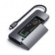 Док-станция Satechi USB-C Hybrid Multiport Adapter (with SSD Enclosure M.2 SATA, 2xUSB 3.1, USB Type-C, HDMI), Серый ST-UCHSEM в Сургуте